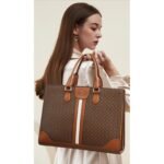 Stroud Vintage Leather Briefcase ¡ª Fashion Round - Image 2