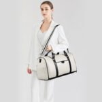 Stylish and Durable Leather Weekender Bags for Women - Image 7