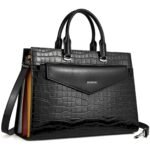 Glora Crocodile Slim Computer Briefcase For Professional Women - Image 5