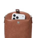 Nevin Vegetable-Tanned Genuine Leather Crossbody Phone Bag - Image 11