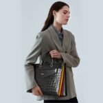 Glora Crocodile Slim Computer Briefcase For Professional Women - Image 2