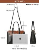 Machk Vintage Style Leather Briefcase ¡ª Ultimate Elegance - Image 9