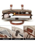 Machk Vintage Style Leather Briefcase ¡ª Ultimate Elegance - Image 14
