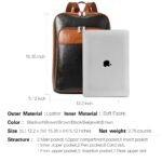 Vrba Large Genuine Leather Backpack Purse - Image 3