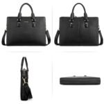 Johan Leather Lawyers Briefcase - Premium Laptop Bag - Image 7