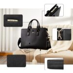 Johan Leather Lawyers Briefcase - Premium Laptop Bag - Image 6