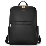 Nombongo Leather 15.6 Inch Laptop Daypack Backpack for Women - Image 2
