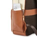 Smart Genuine Leather Laptop Backpack ¡ª Expandable Bottle Pocket - Image 12