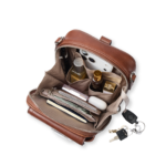 Nevin Vegetable-Tanned Genuine Leather Crossbody Phone Bag - Image 27