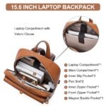Vallis 15.6'' Casual Business Travel Laptop Backpack - Image 4