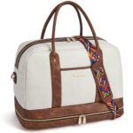 Zenobe Chic and Practical: Women's Leather Travel Duffle Bag for Every Trip - Image 2