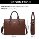 Johan Leather Lawyers Briefcase - Premium Laptop Bag - Image 12
