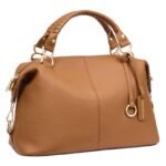 Nevin Genuine Leather Boston Handbag
