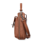 Nevin Vegetable-Tanned Genuine Leather Crossbody Phone Bag - Image 6