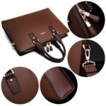 Johan Leather Lawyers Briefcase - Premium Laptop Bag - Image 14