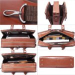 Carol  Designer Briefcase For Women ¡ª Italian Leather - Image 22