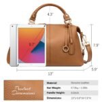 Nevin Genuine Leather Boston Handbag - Image 8