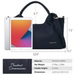 Nevin Genuine Leather Satchel Tote - Image 47