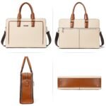 Carol  Designer Briefcase For Women ¡ª Italian Leather - Image 5