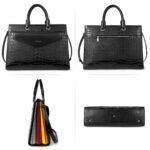 Glora Crocodile Slim Computer Briefcase For Professional Women - Image 7