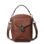 Nevin Vegetable-Tanned Genuine Leather Crossbody Phone Bag - Image 26