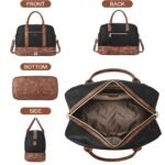 Zenobe Chic and Practical: Women's Leather Travel Duffle Bag for Every Trip - Image 12