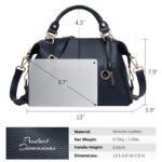 Nevin Genuine Leather Boston Handbag - Image 32