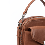 Nevin Vegetable-Tanned Genuine Leather Crossbody Phone Bag - Image 10