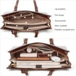Stroud Leather Computer Briefcase ¡ª Optional Shoulder Straps - Image 6