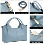 Nevin Genuine Leather Satchel Tote - Image 39