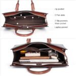Mizuki Leather Messenger Bag - Professional Handicraft - Image 5