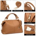 Nevin Genuine Leather Boston Handbag - Image 6