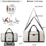 Stylish and Durable Leather Weekender Bags for Women - Image 5