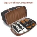 Zenobe Chic and Practical: Women's Leather Travel Duffle Bag for Every Trip - Image 16