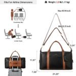 Judea Travel Duffle Bags Flight Friendly - Full Grain Italy Leather - Image 14