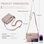 Nola Keep Your Essentials Organized with a Triple Zip Cell Phone Leather Handbag - Image 84