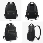 Smart Genuine Leather Laptop Backpack ¡ª Expandable Bottle Pocket - Image 3