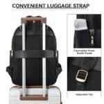 Smart Genuine Leather Laptop Backpack with Expandable Bottle Pocket - Image 13
