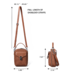 Nevin Vegetable-Tanned Genuine Leather Crossbody Phone Bag - Image 5