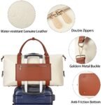 Judea Travel Duffle Bags Flight Friendly - Full Grain Italy Leather - Image 6