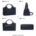 Nevin Genuine Leather Satchel Tote - Image 50