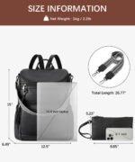 Nombongo Large Convertible Backpack Travel Bag - Two Sizes - Image 53