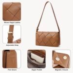 KWELI Casual Black Woven Handbag - Image 4