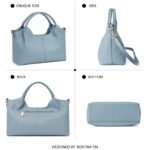 Nevin Genuine Leather Satchel Tote - Image 41