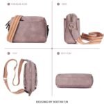 Nola Keep Your Essentials Organized with a Triple Zip Cell Phone Leather Handbag - Image 95