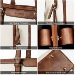 Nevin Professional 15.6 inch Leather Briefcase Business Office Purse - Image 5