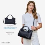 Nevin Genuine Leather Satchel Tote - Image 45