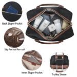 Zenobe Chic and Practical: Women's Leather Travel Duffle Bag for Every Trip - Image 15