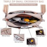 Nola Keep Your Essentials Organized with a Triple Zip Cell Phone Leather Handbag - Image 85