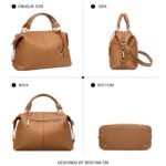 Nevin Genuine Leather Boston Handbag - Image 9
